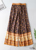 Boho Pants - Palazzo Pants in Leg Pants, Jasmine in Navy Blue For Women